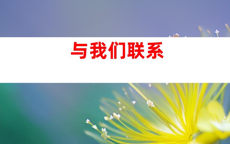 与我们联系