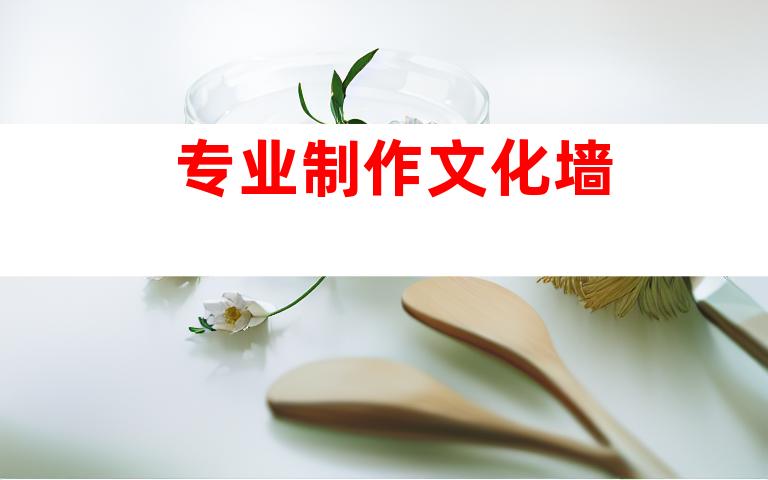 专业制作文化墙