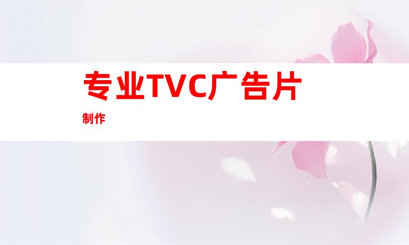 专业TVC广告片制作