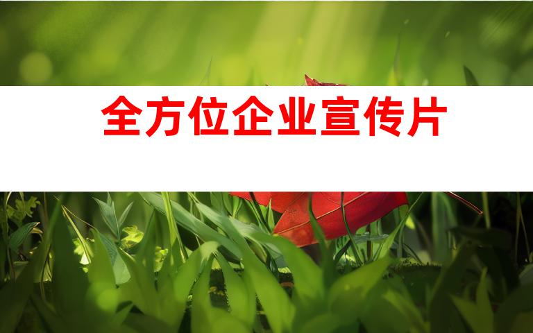 全方位企业宣传片