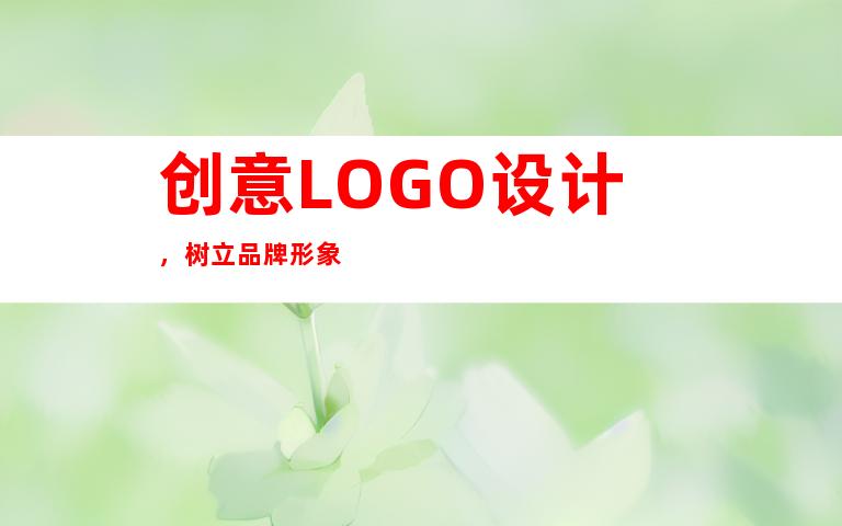 创意LOGO设计，树立品牌形象