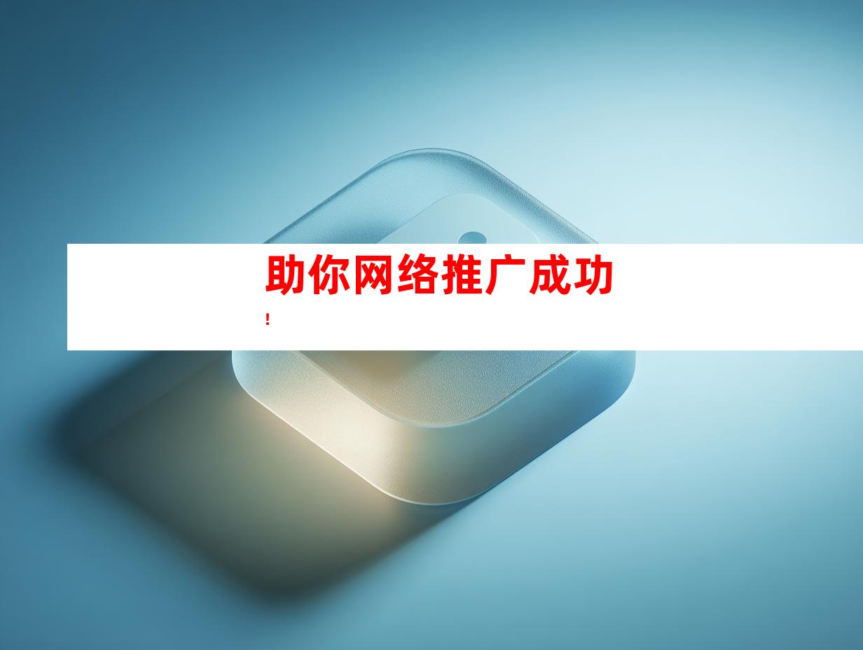 助你网络推广成功！