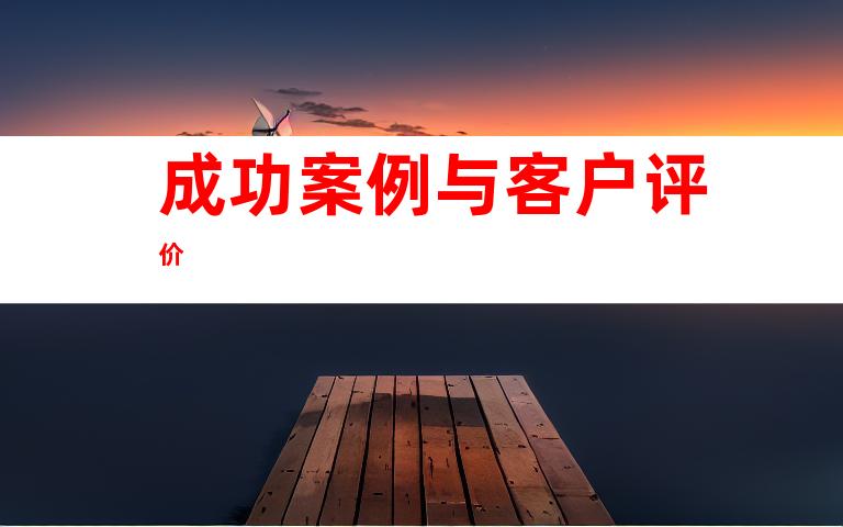 成功案例与客户评价