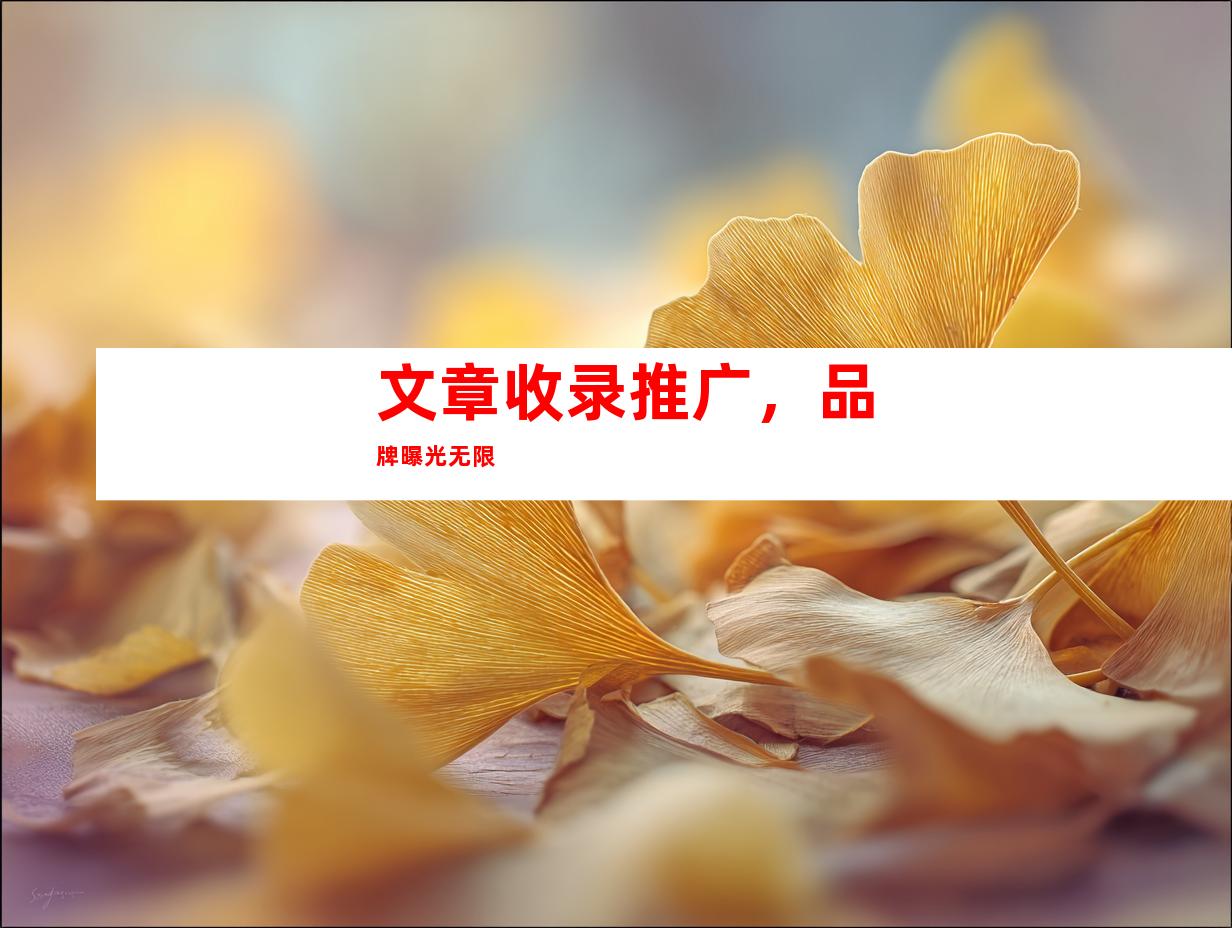 文章收录推广，品牌曝光无限