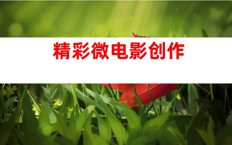 精彩微电影创作