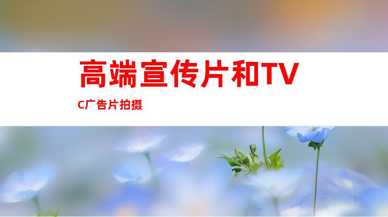 高端宣传片和TVC广告片拍摄